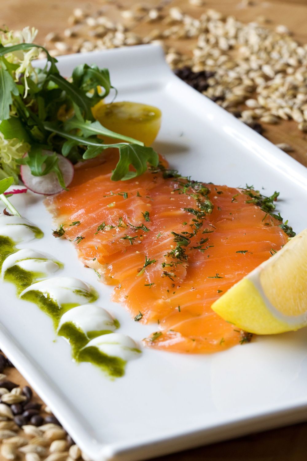 Guinness cured salmon