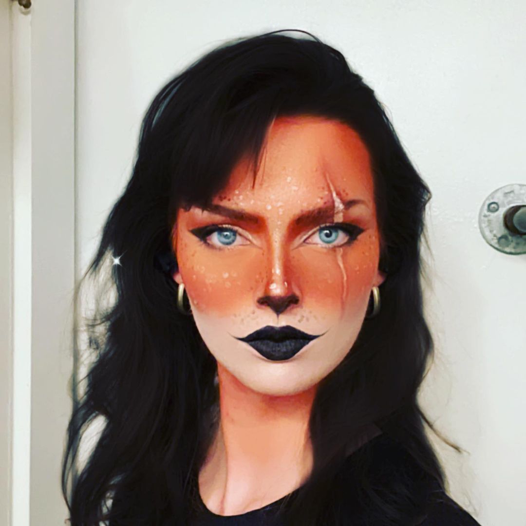Halloween cat makeup disney’s scar
