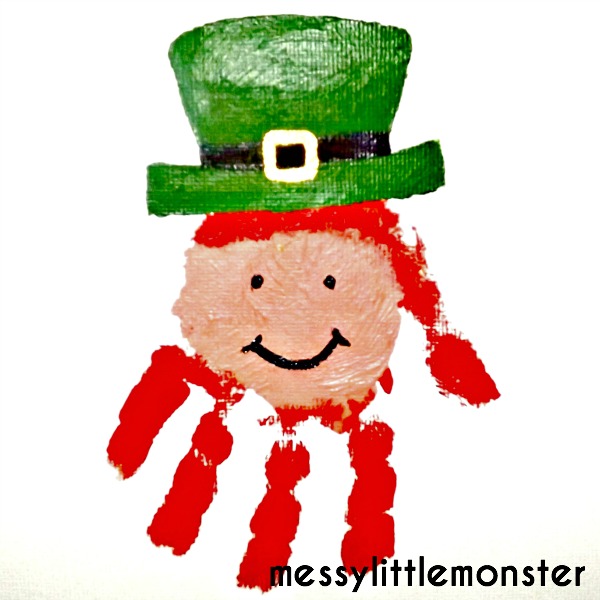 Handprint leprechaun