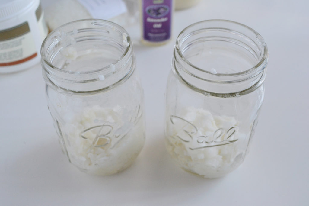 Homemade lotion bars mason jars
