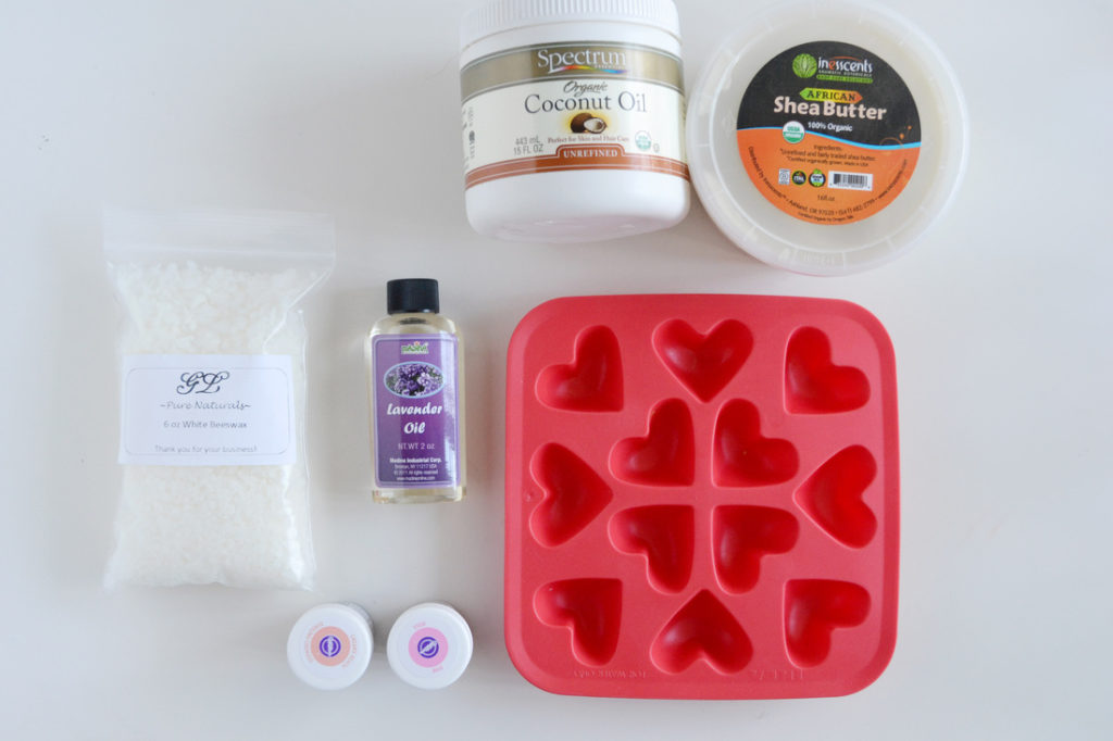 Homemade lotion bars supplies