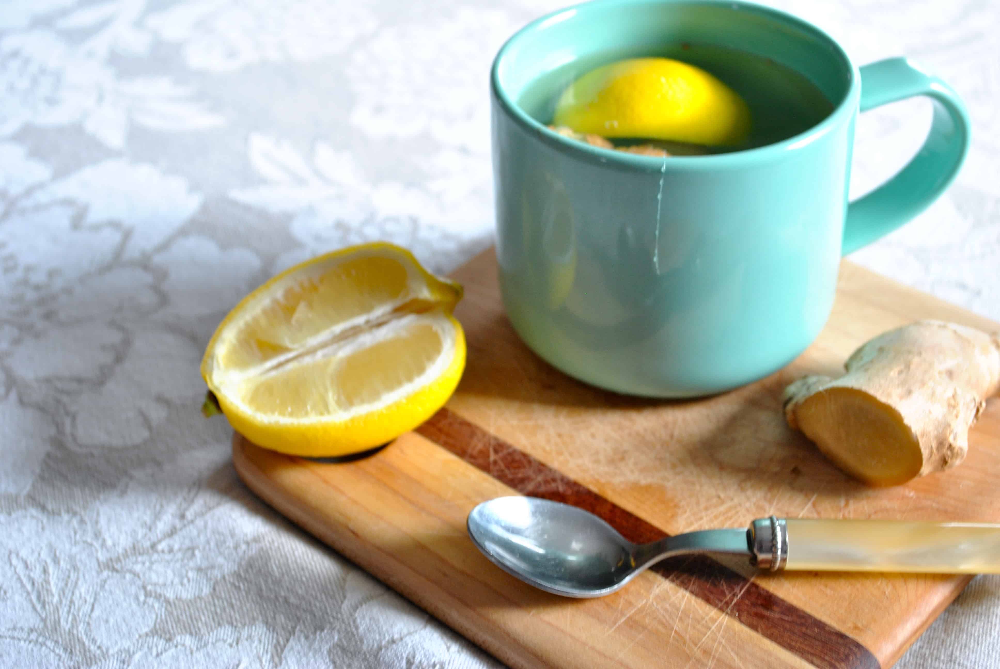 Honey lemon ginger tea