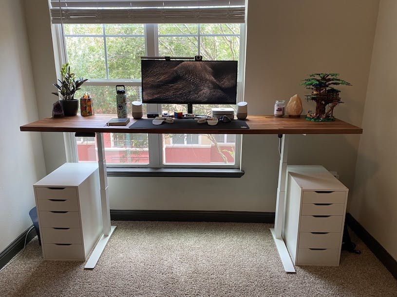 Ikea hack standing desk