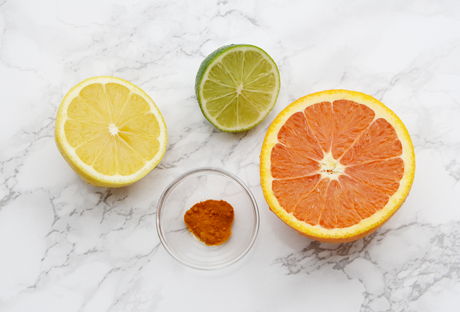 Infused water ideas citrus turmeric 1
