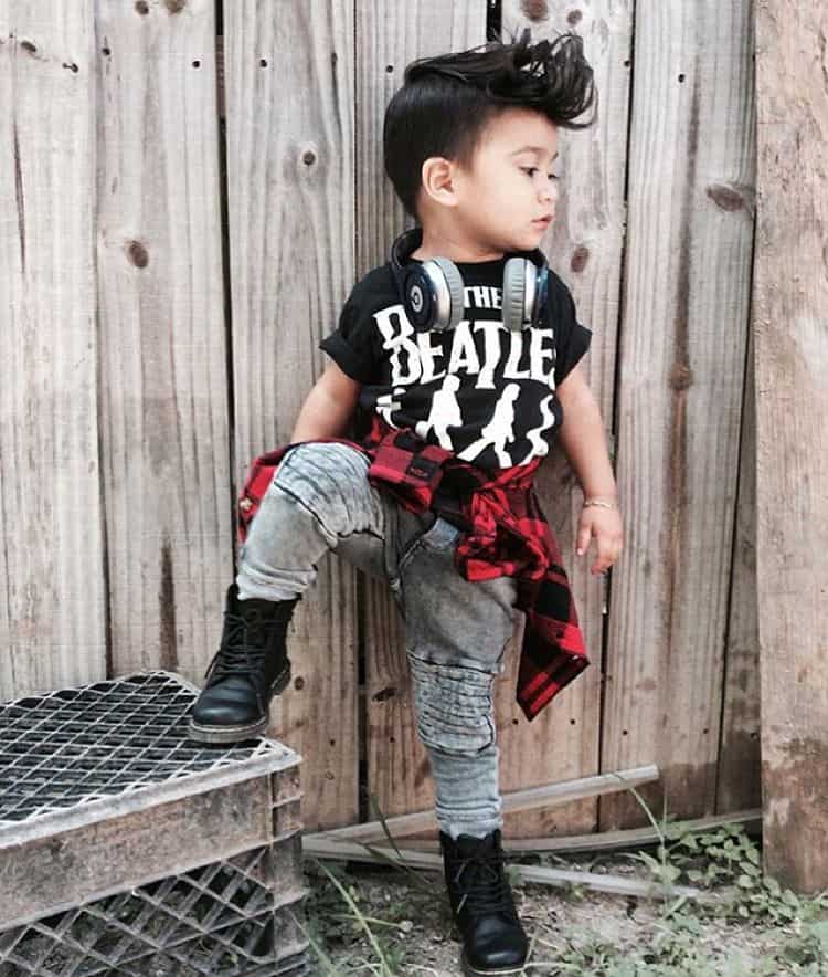 Johnny bravo little boy haircut