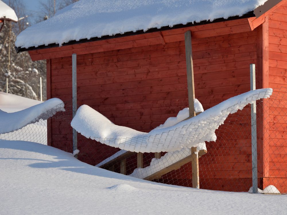 Lean to shed paint