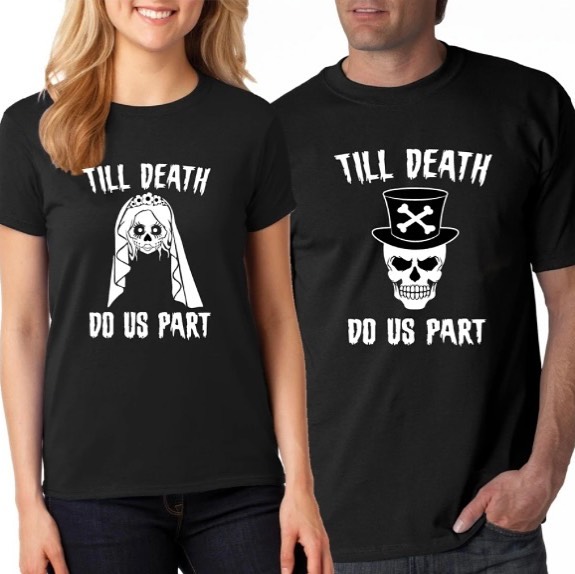 Matching t shirts easy couple halloween costumes 