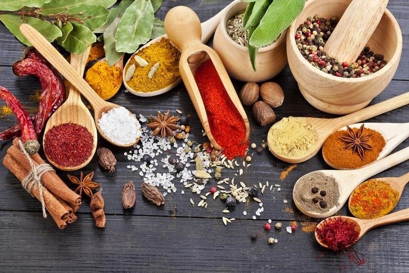 Meals with spices