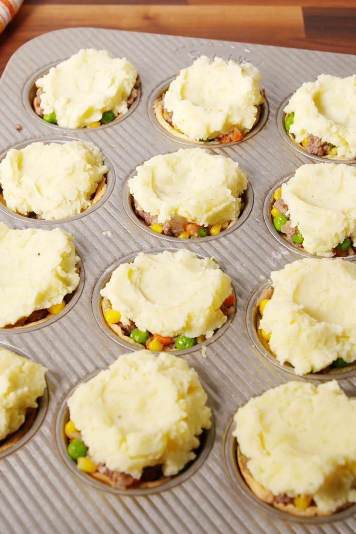 Mini shepherd's pies