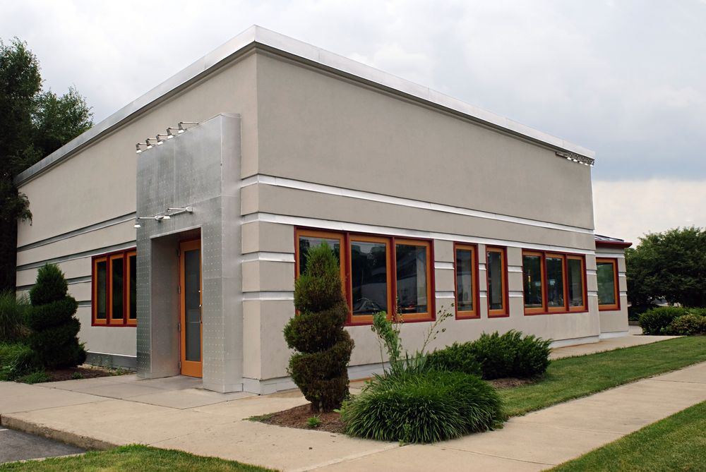 Modern stucco finishes 