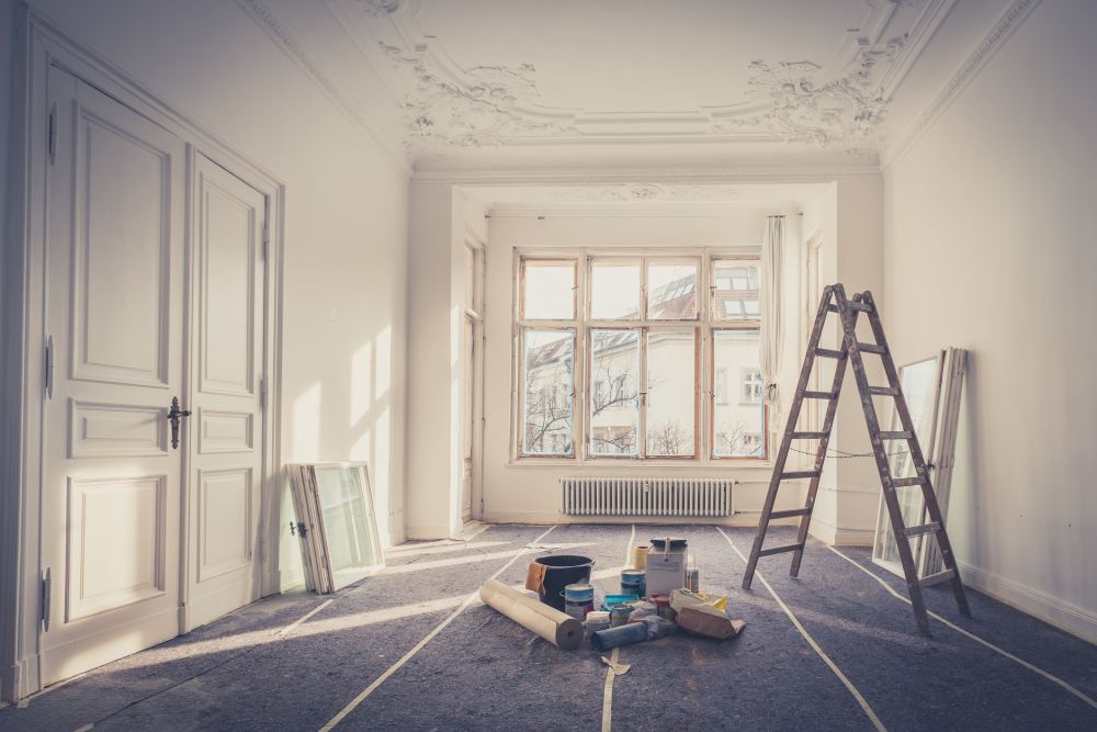 Painting stucco