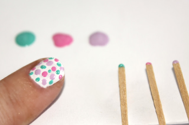 Pastel polka dots