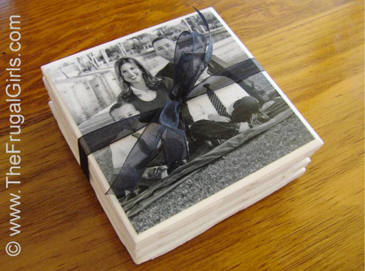 Photo coasters diy