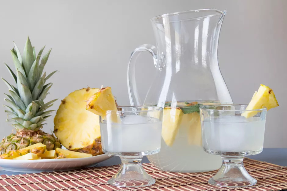 Pineapple sage gimlet