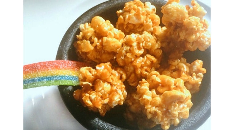 Pot o gold popcorn bites