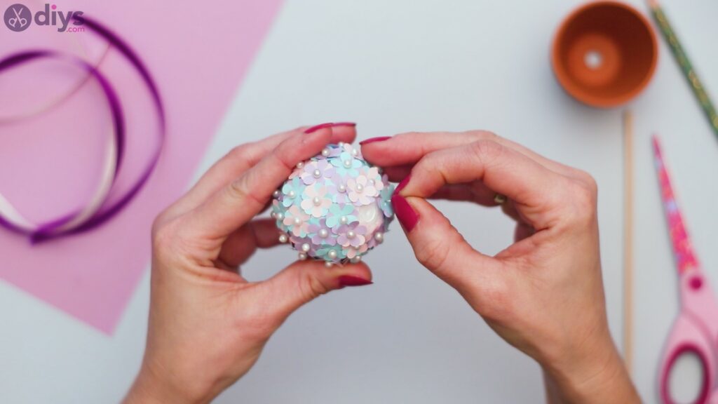 Pretty paper flower ball (11)