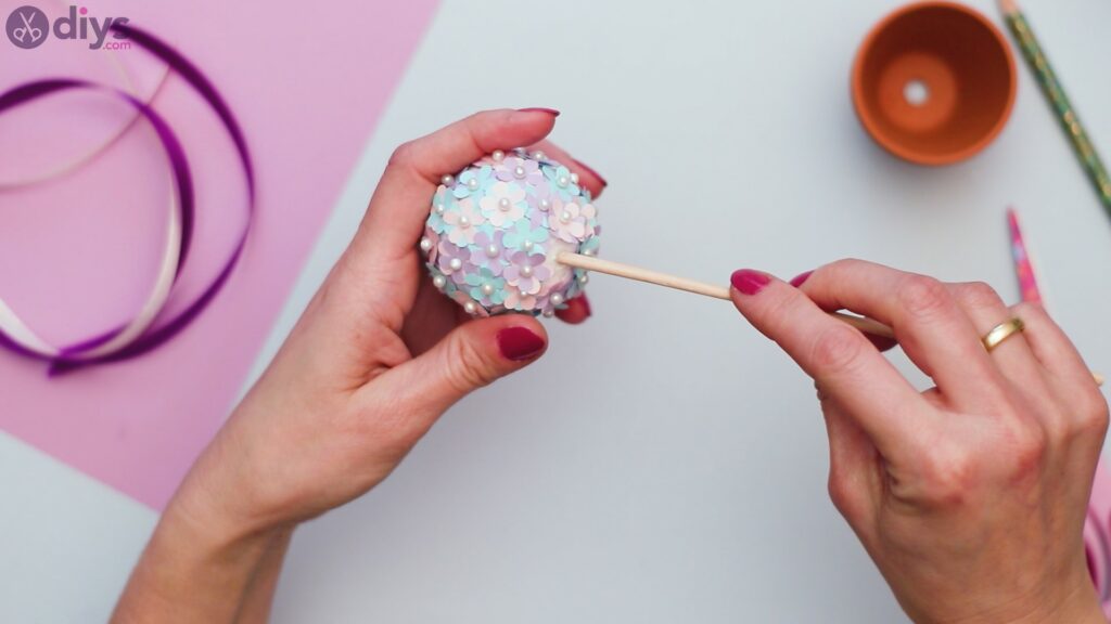 Pretty paper flower ball (12)