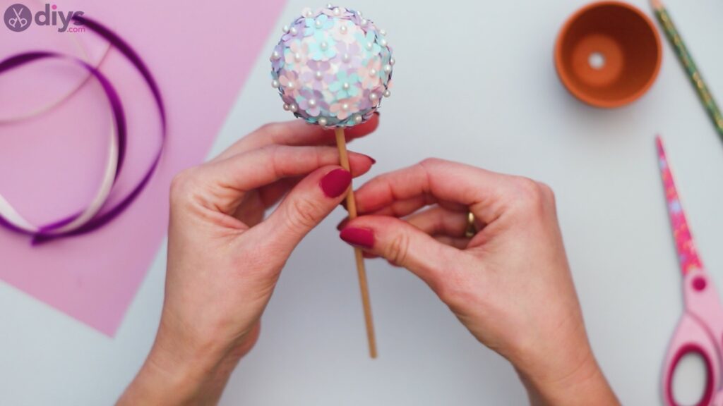 Pretty paper flower ball (13)