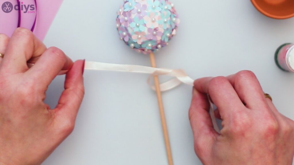 Pretty paper flower ball (16)