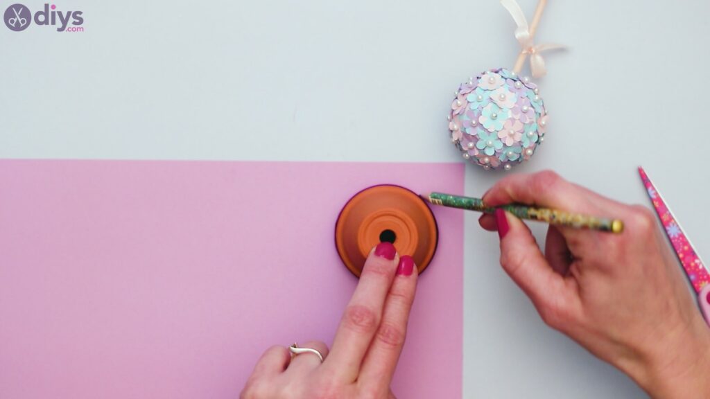 Pretty paper flower ball (24)