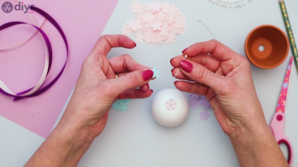 Pretty paper flower ball (9)