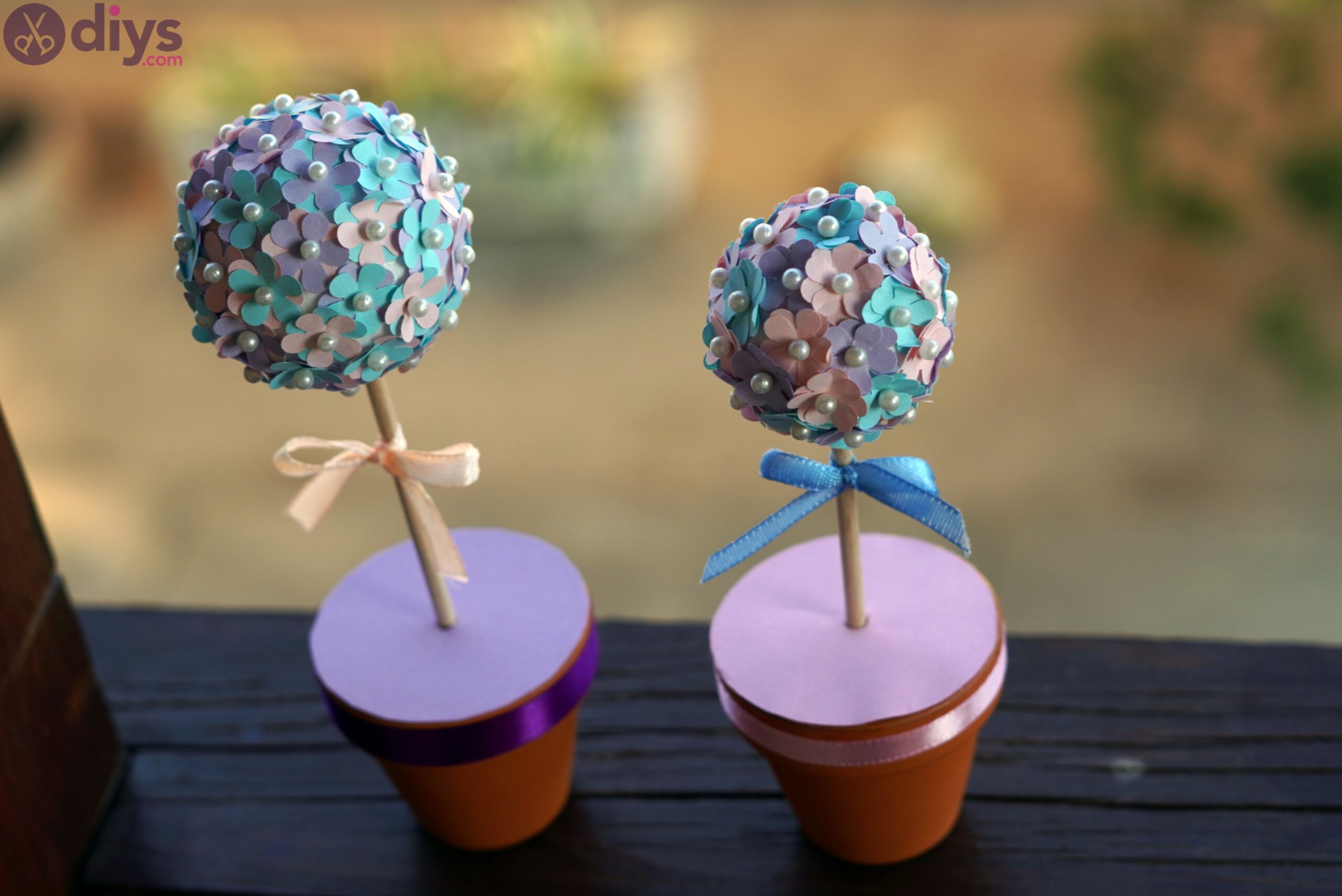 Pretty paper flower ball photos (3)