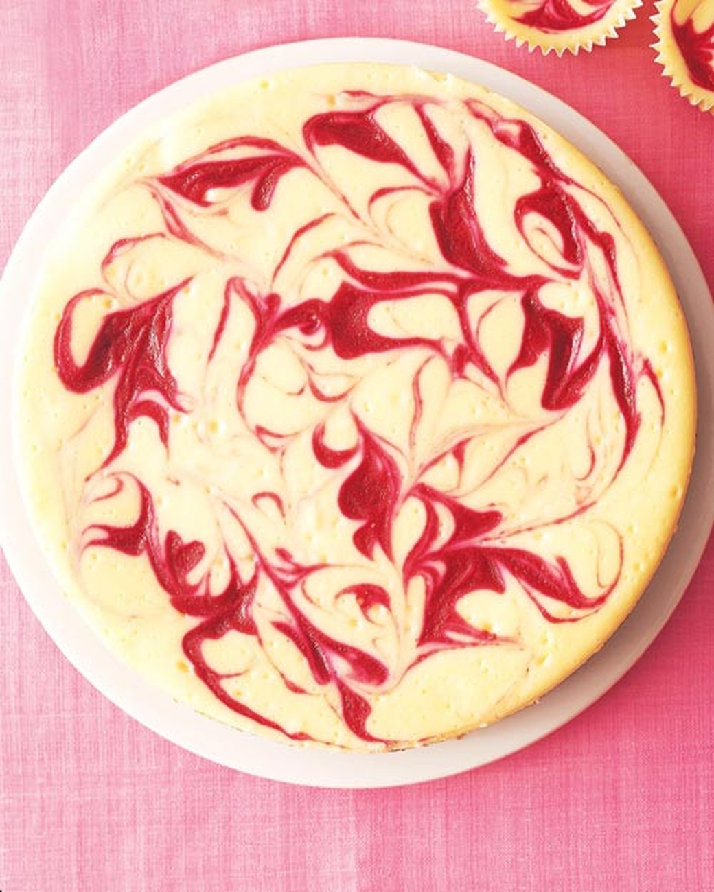 Raspberry swirl cheesecake hd