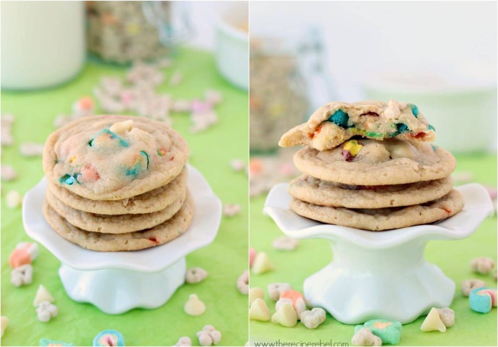 Recipe for white chocolate lucky charms cookies