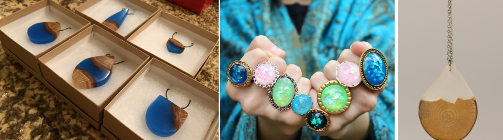 Resin jewelry