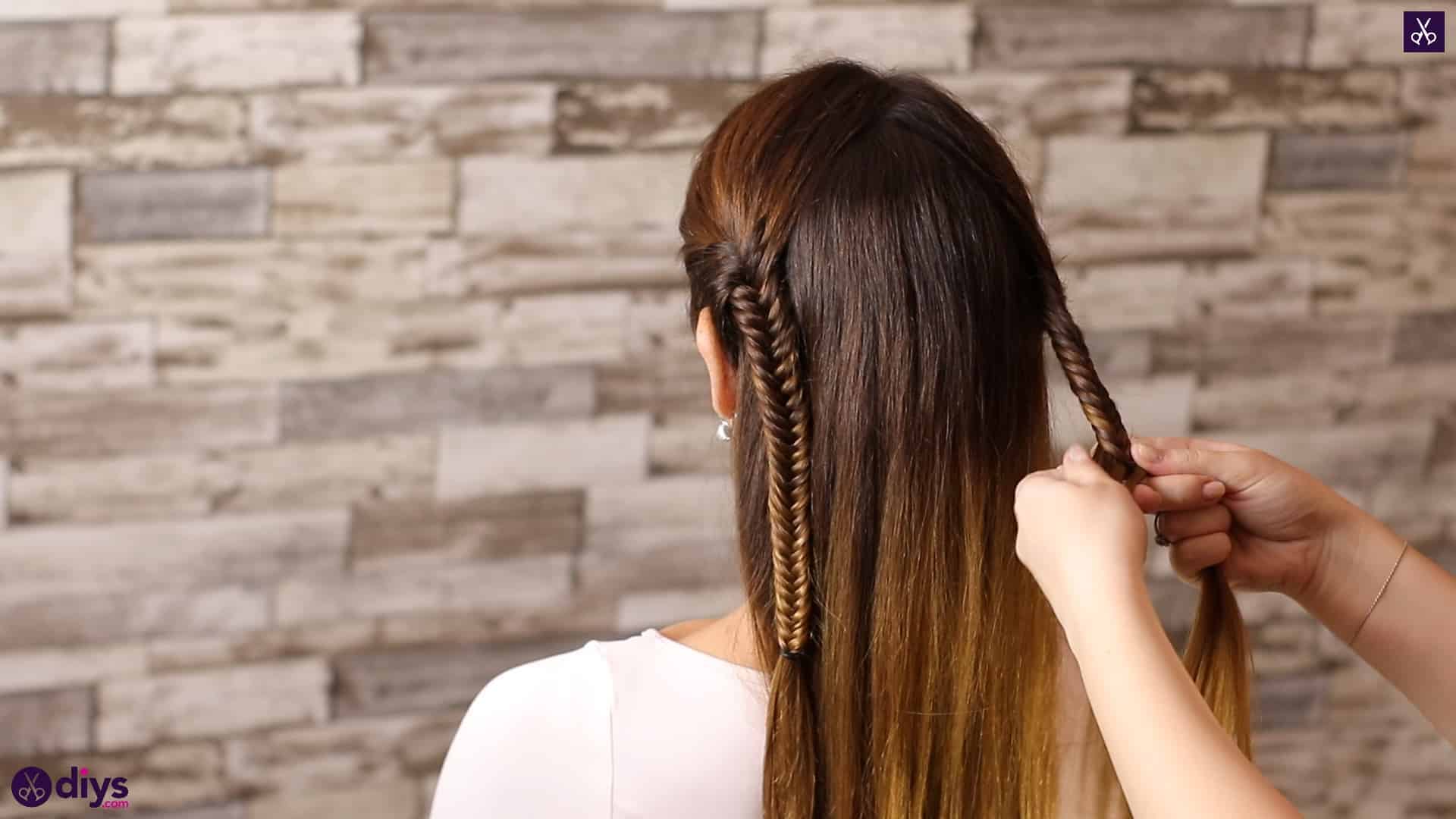 Romantic prom hairstyle tutorial step 1l