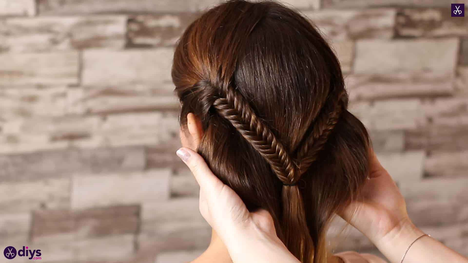 Romantic prom hairstyle tutorial step 3