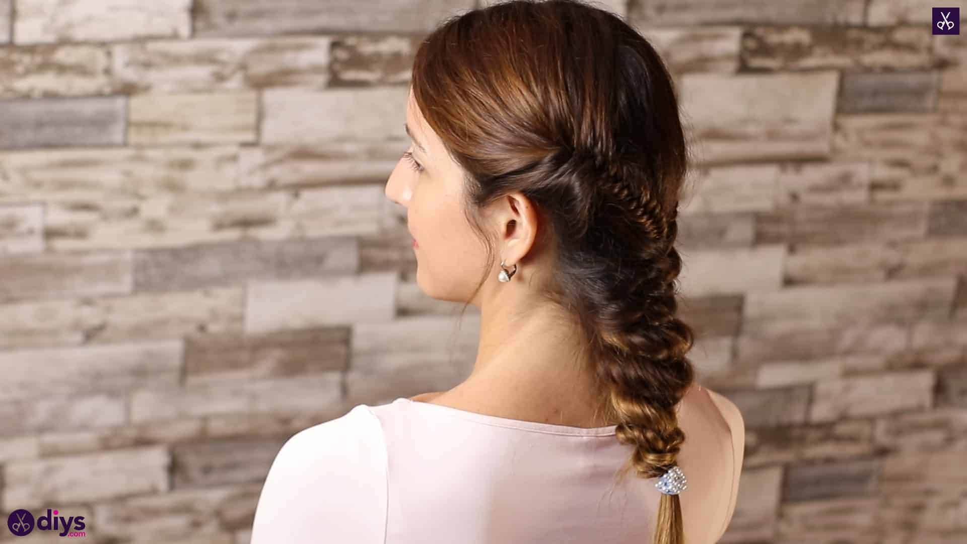 Romantic prom hairstyle tutorial step 5f