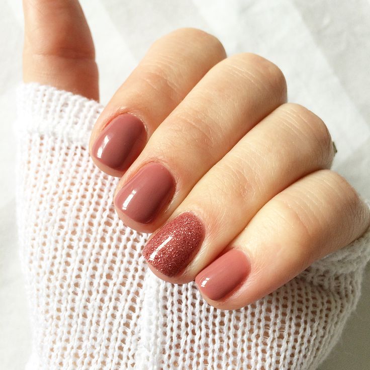 Rose nail manicure