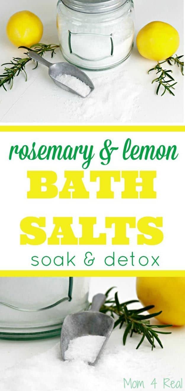 Rosemary and lemon detox bath