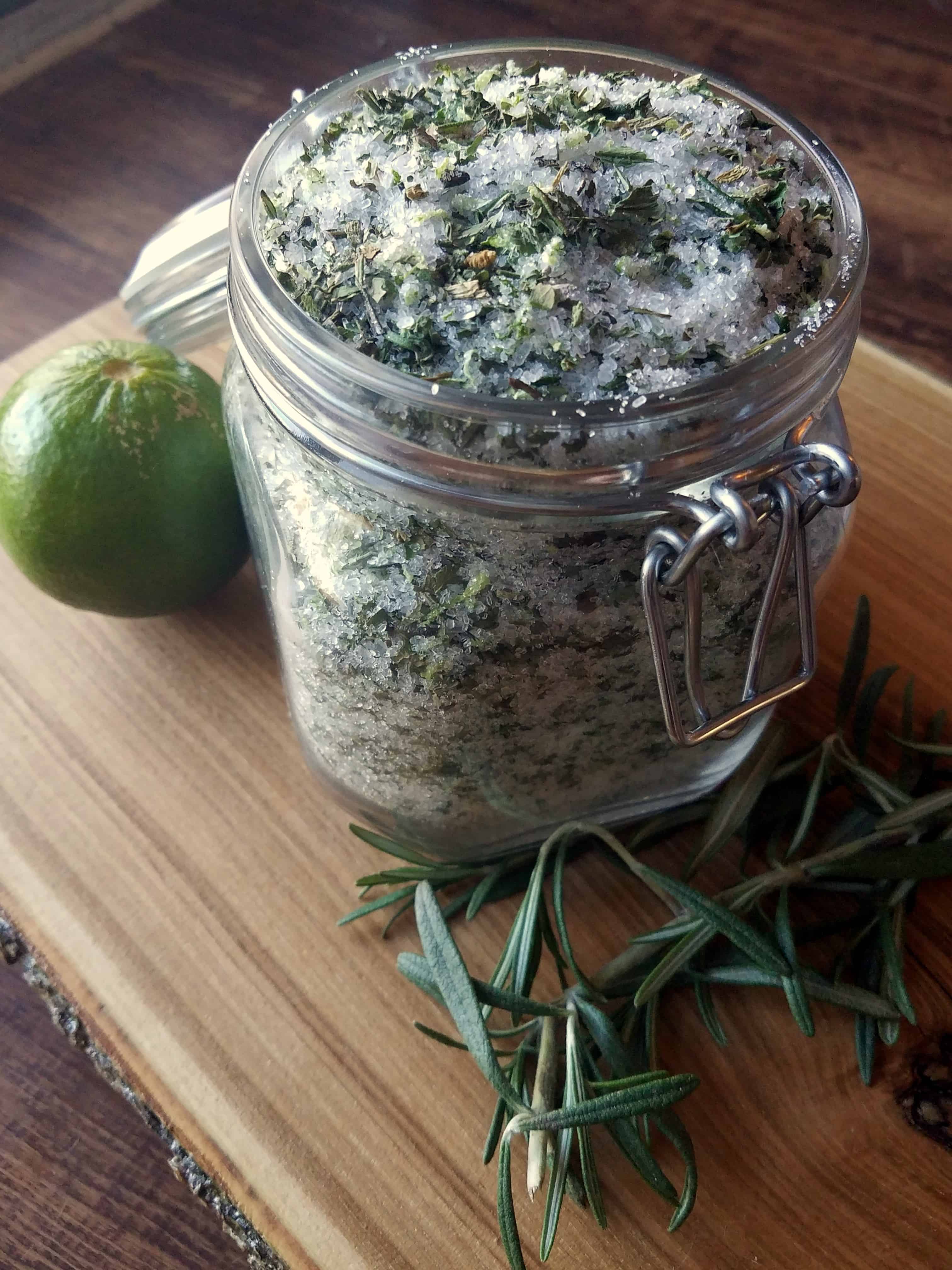 Rosemary and lime detox bath