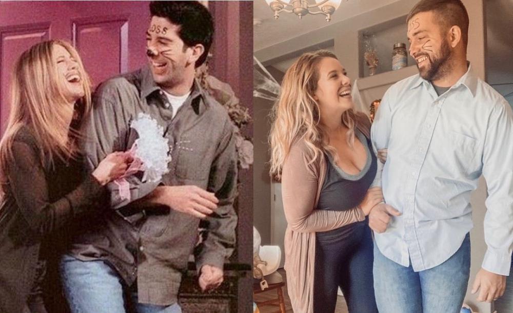Ross and rachel from friends couples halloween costumes