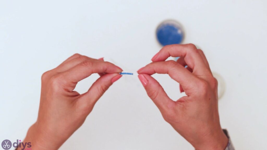 Seed bead pendant steps (4)