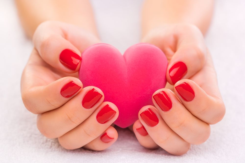 Sexy nail designs classic blood red