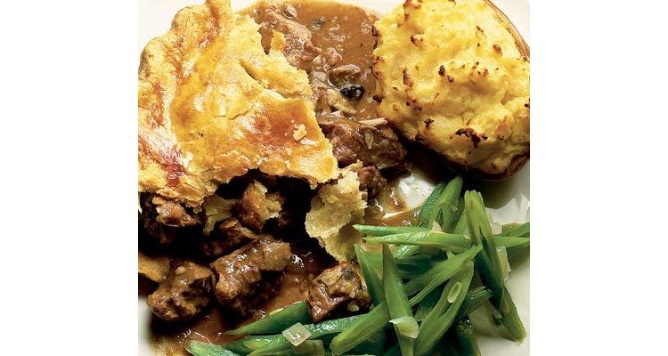Skirt and kidney pie