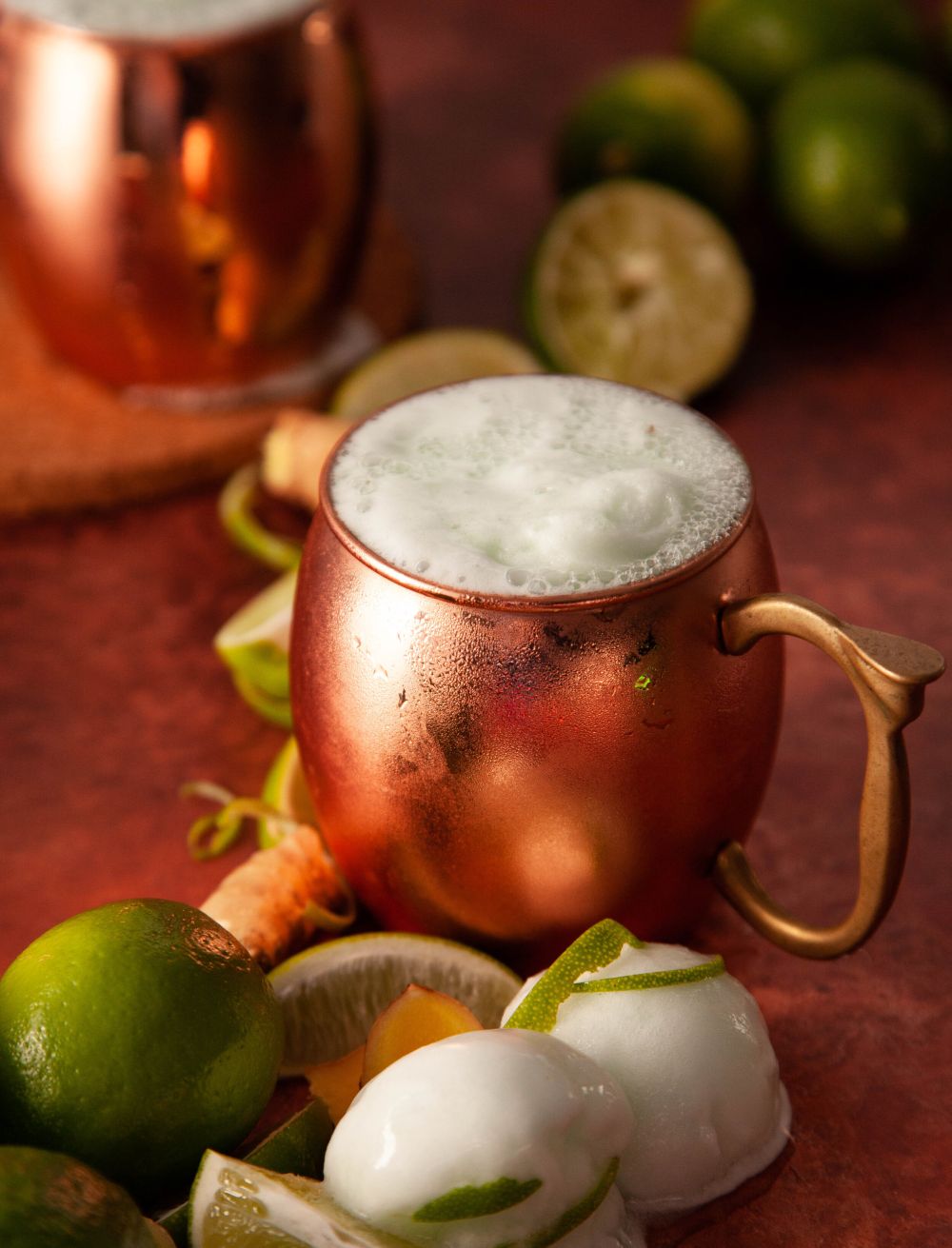 Spring in moscow cocktail