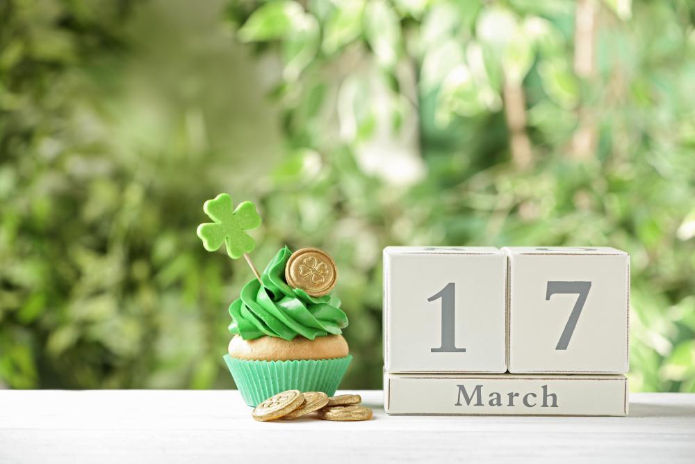 St patrick's day cupcakes