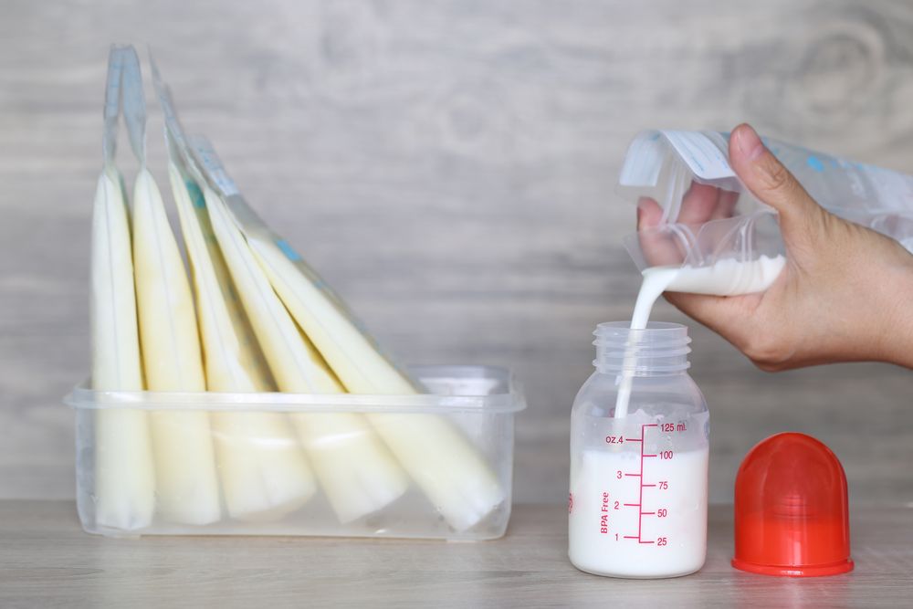 Store breast milk