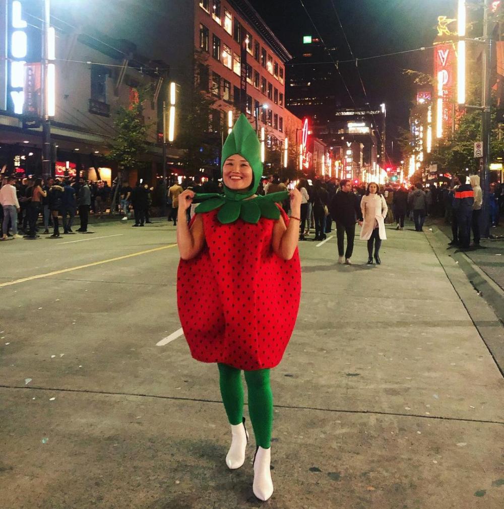 Strawberry halloween costume 