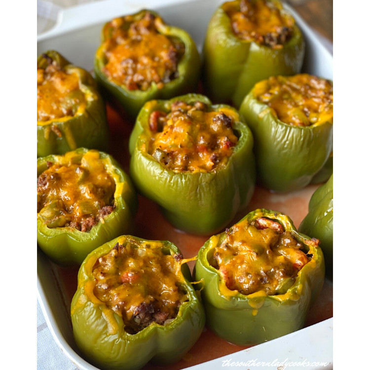 Stuffed green pepper recipe