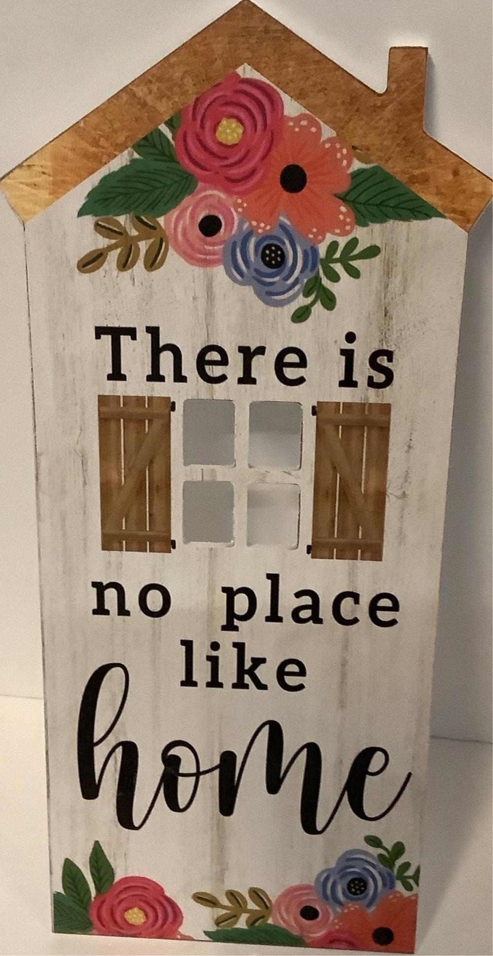 There is no place like home vertical welcome sign 