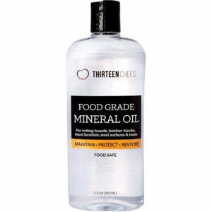 Thirteen chefs food grade mineral oil best butcher block oil