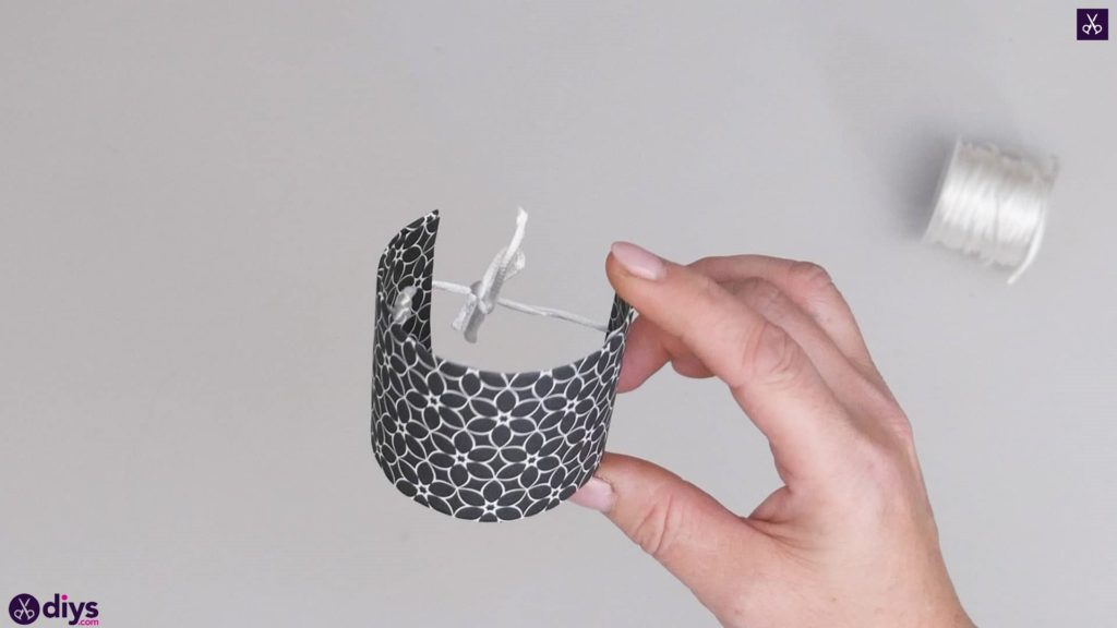 Toilet paper roll bracelet