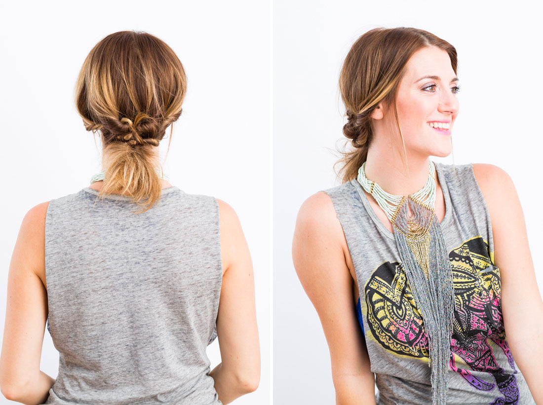 Twisted updo diy