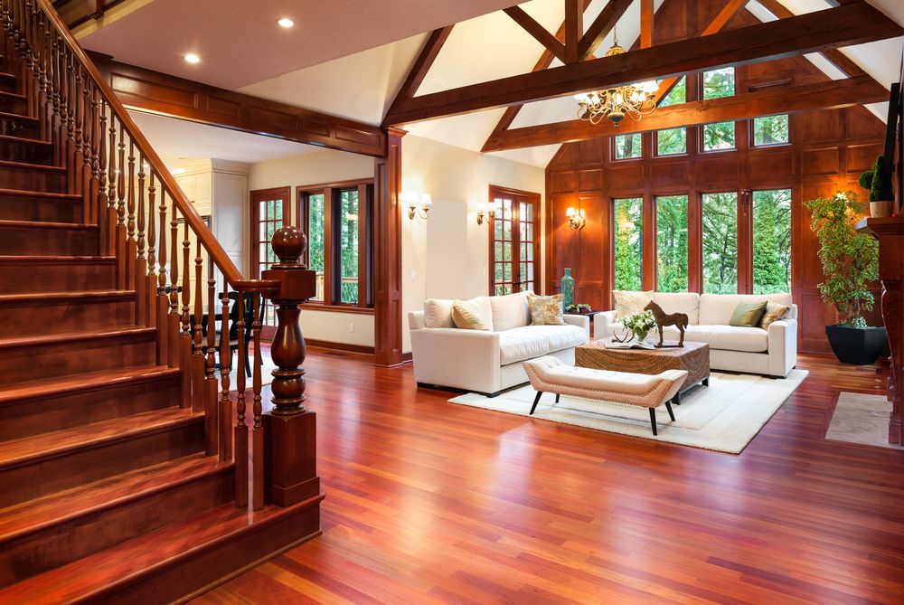Vaulted ceiling ideas in the living room 