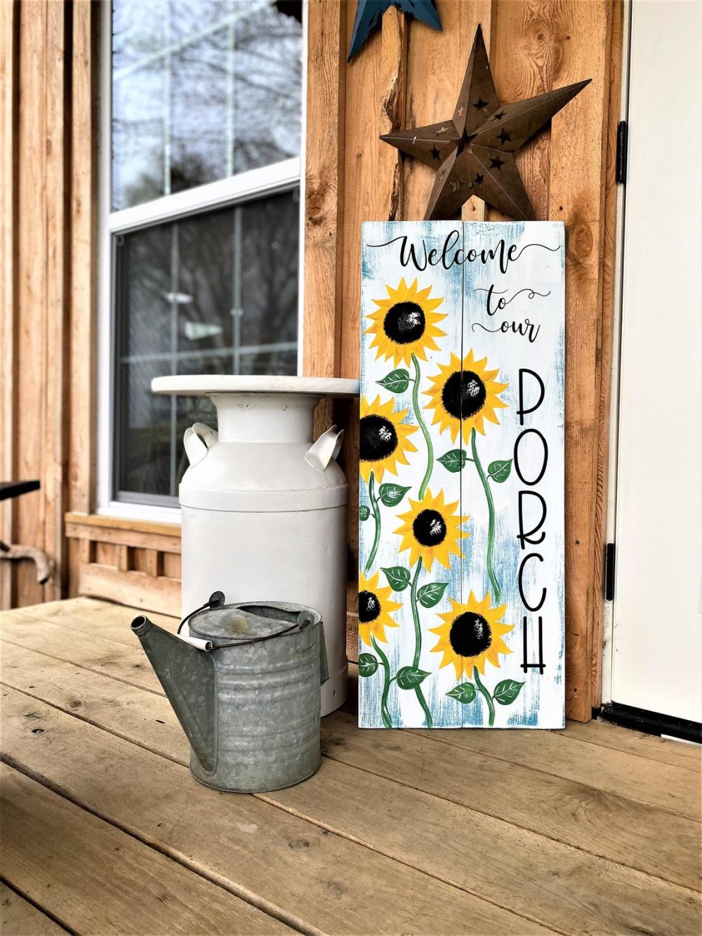 Welcome to our porch welcome signs for front porch 